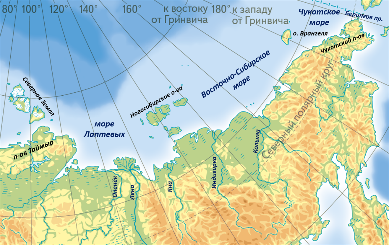 карское и море лаптевых, моря: восточно-сибирское, карское, лаптевых., море лаптевых подробная физическая карта, моря: восточно-сибирское, карское, лаптевых на карте