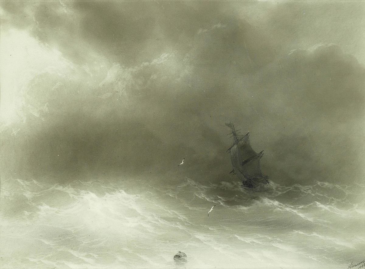 буря на море айвазовский