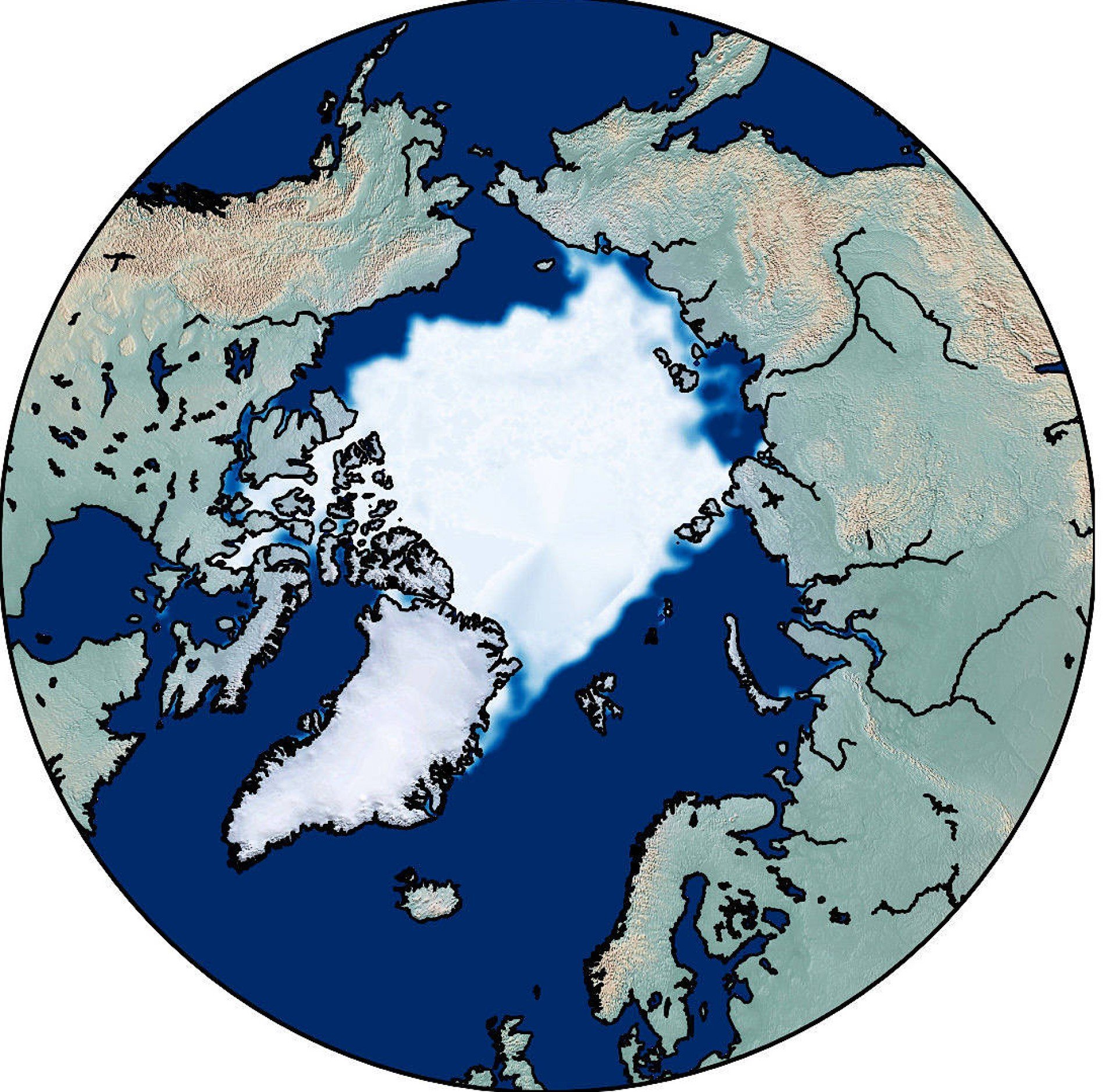 Бассейн северного ледовитого океана занимает. Карта Северо Ледовитого океана. Границы Северного Ледовитого океана. Карта льдов Северного Ледовитого океана.
