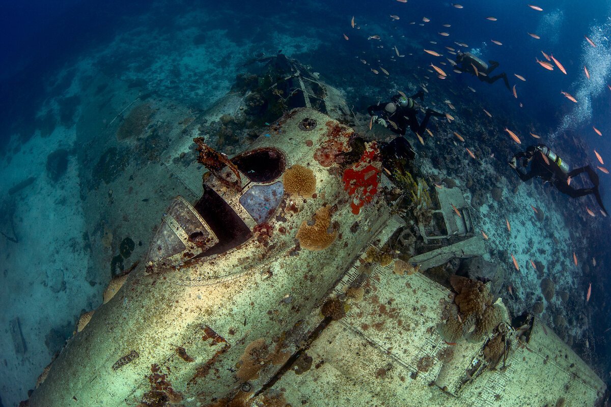 самолеты на дне черного моря