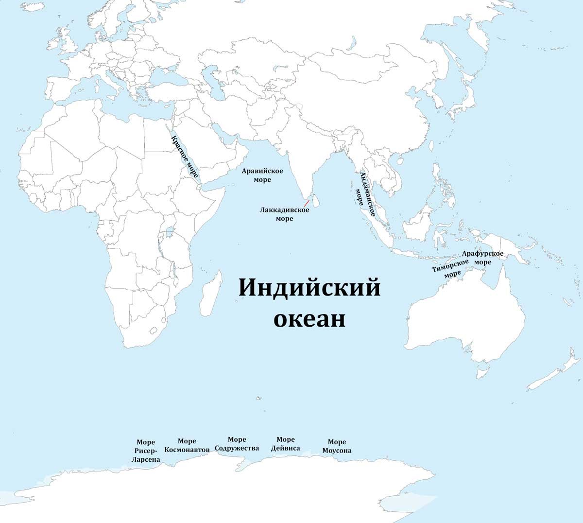 Виргинские острова на карте Северной Америки