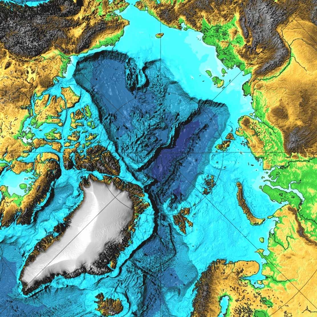 Рельеф Дна Северного Ледовитого Океана