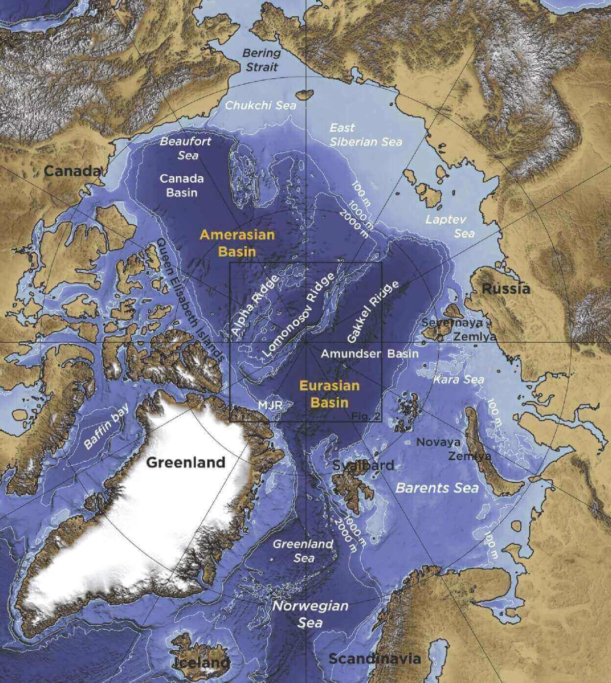 Холодное течение северо ледовитого океана. Рельеф дна Северного Ледовитого океана. Северный Ледовитый океан на карте. Желоба Северного Ледовитого океана на карте. Карта дна Северного Ледовитого океана.