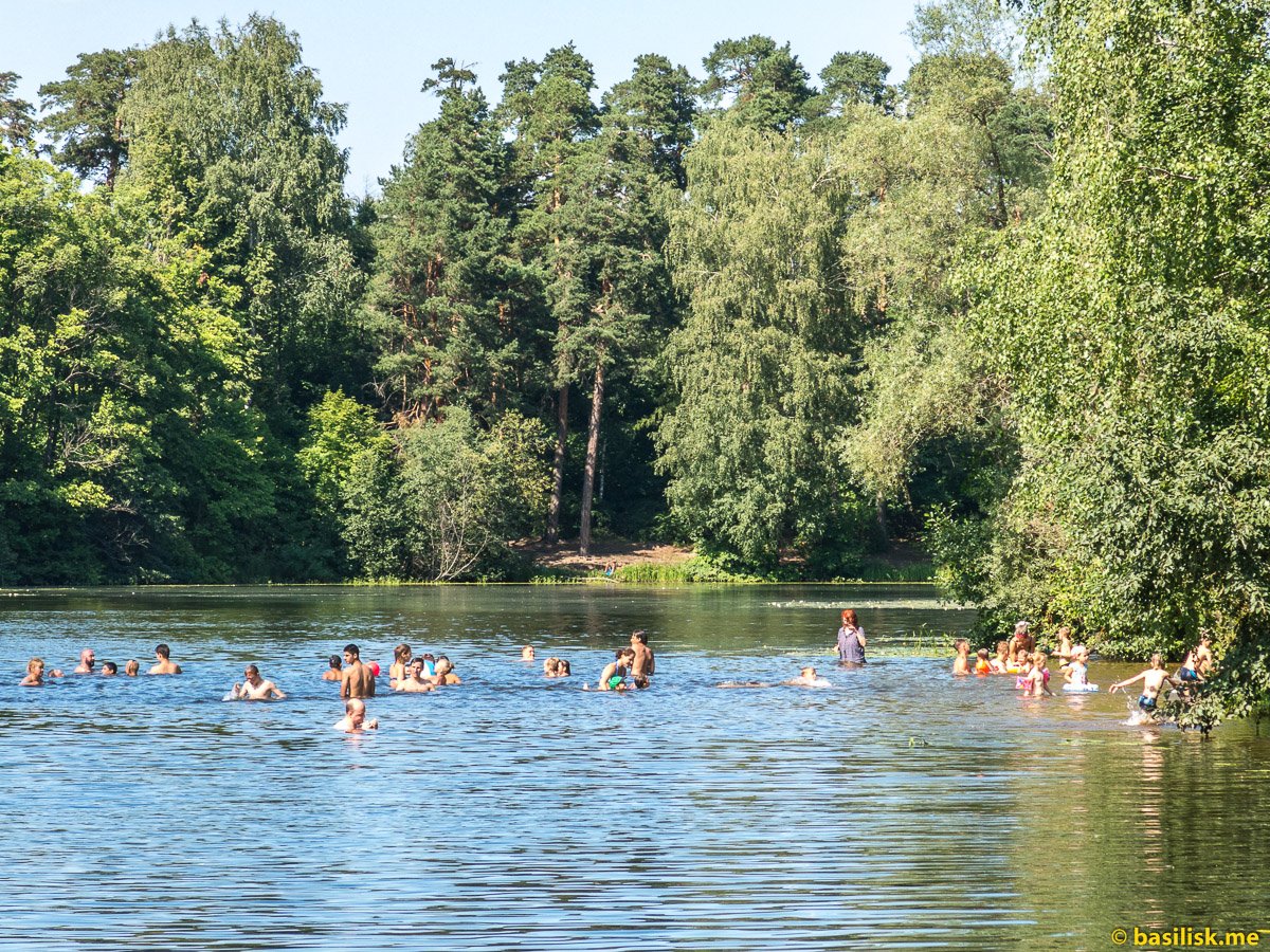 Серебряный Бор Строгино пляж