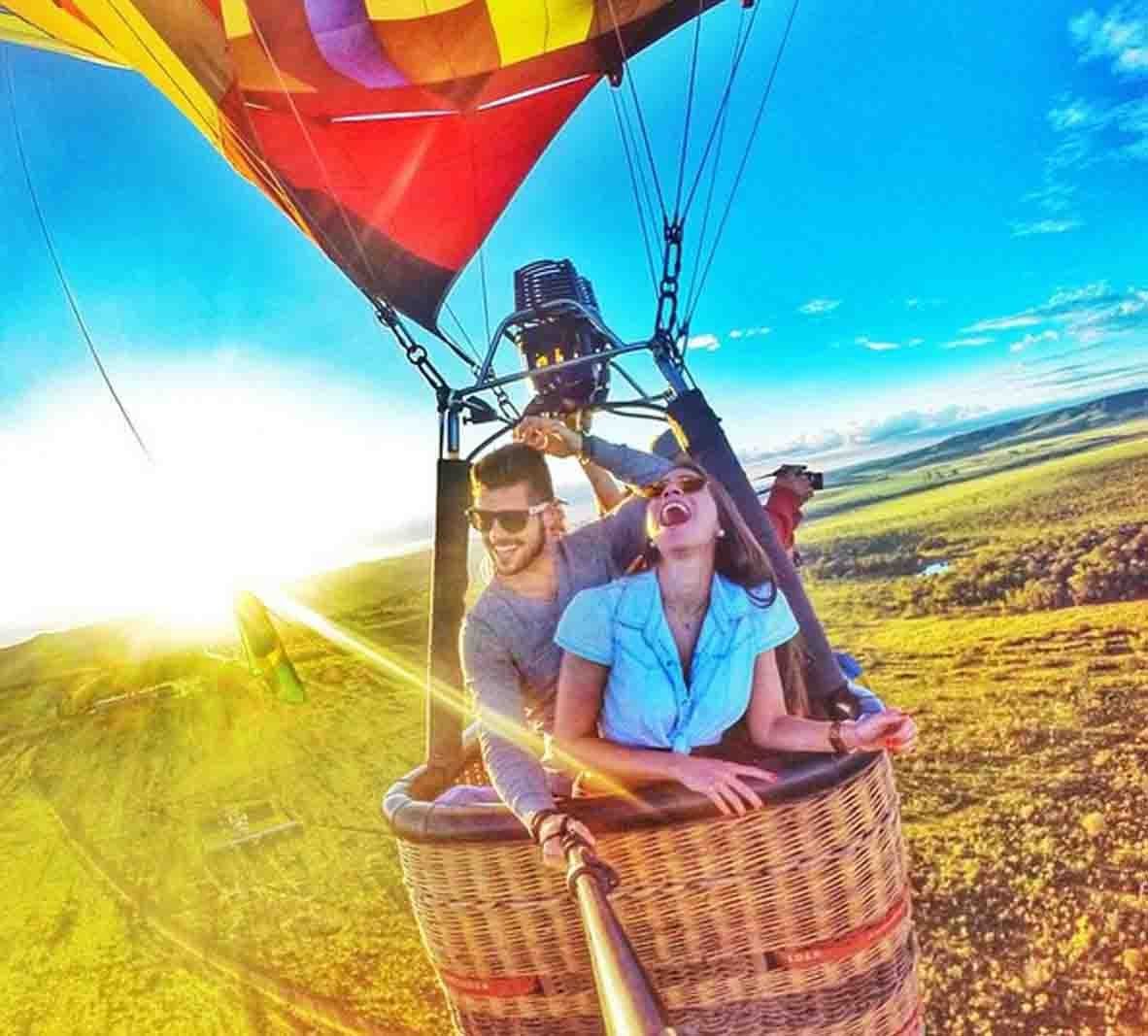 Фотосессия на воздушном шаре
