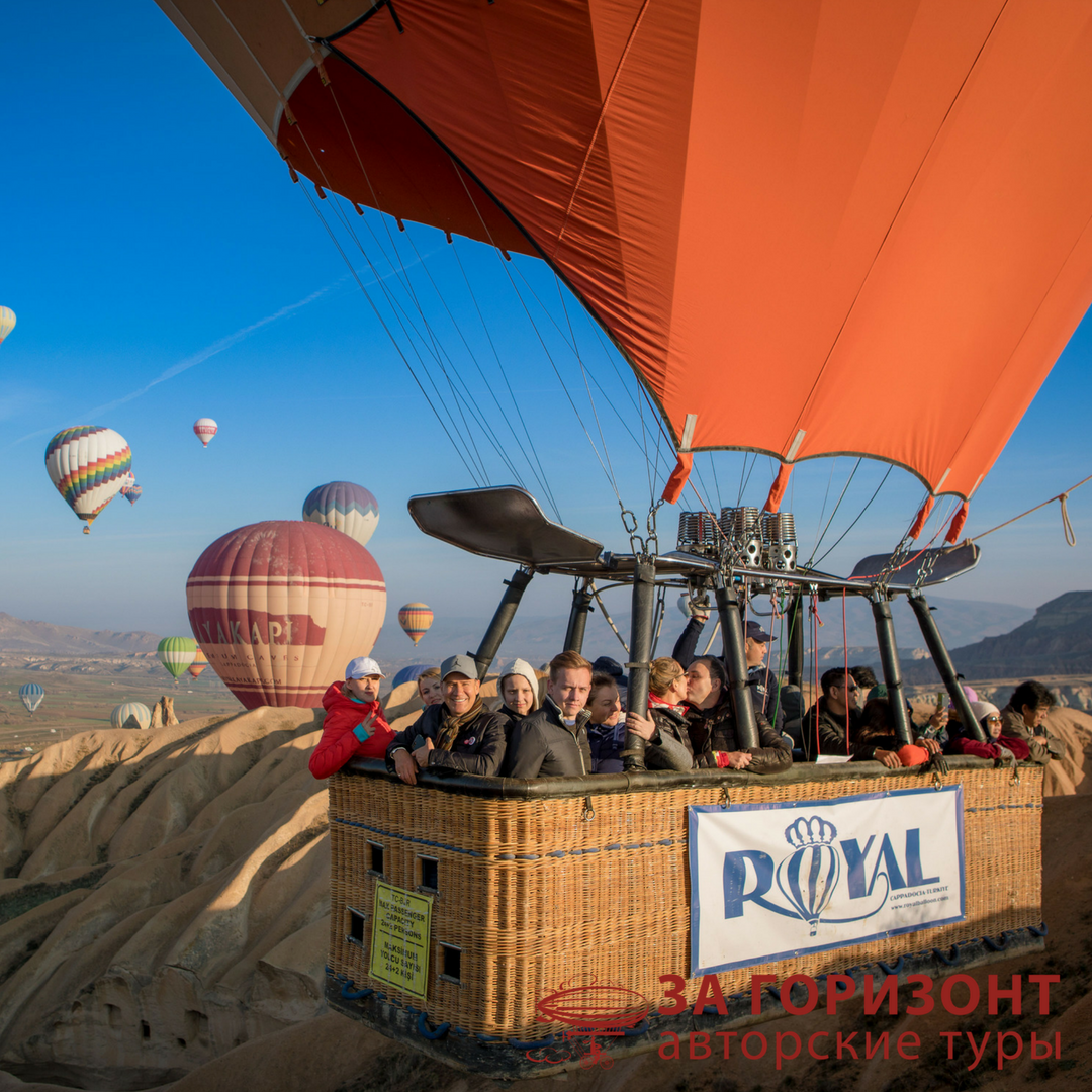 Каппадокия полет на воздушном шаре фото