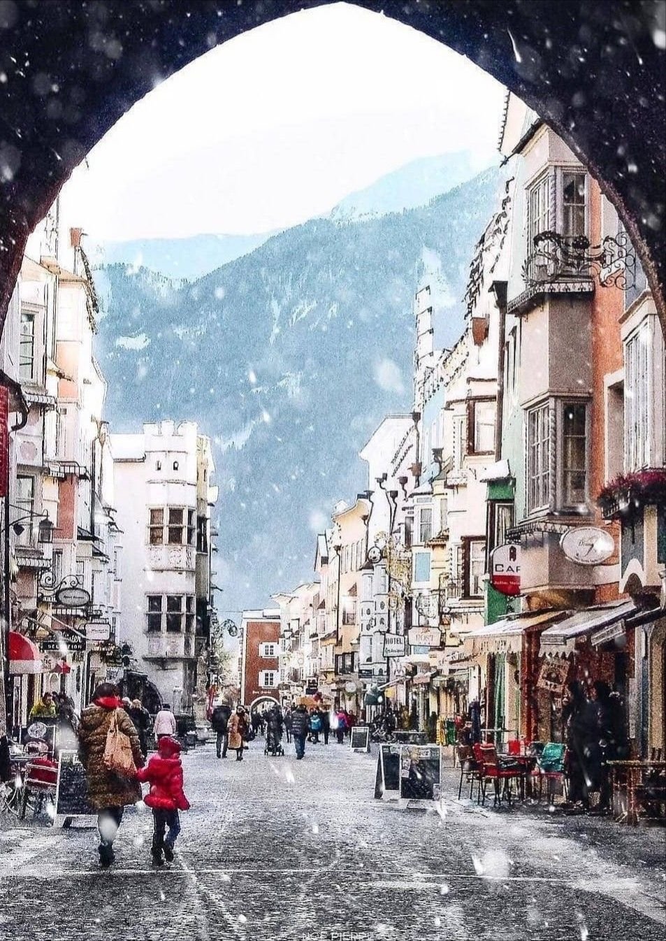 Umbria Италия зимой