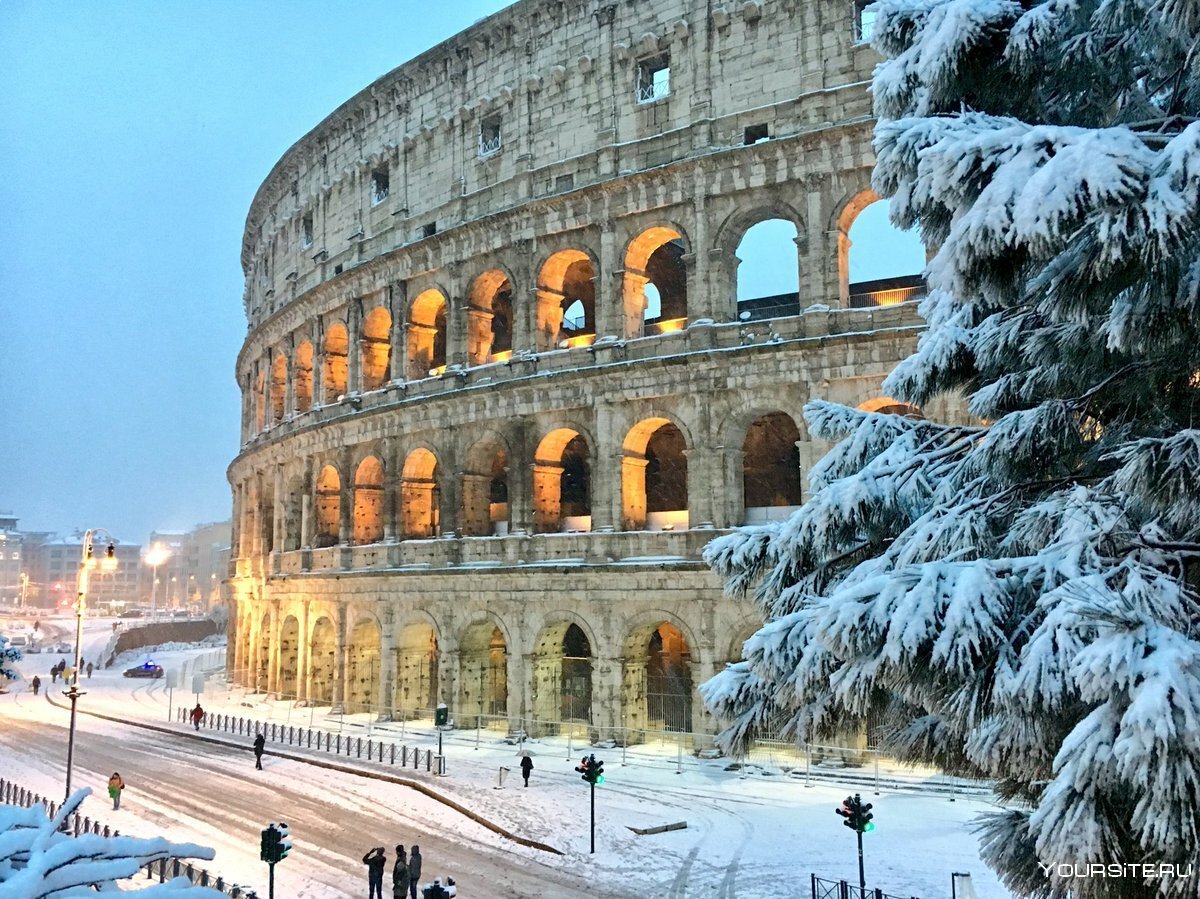 Италия зимой
