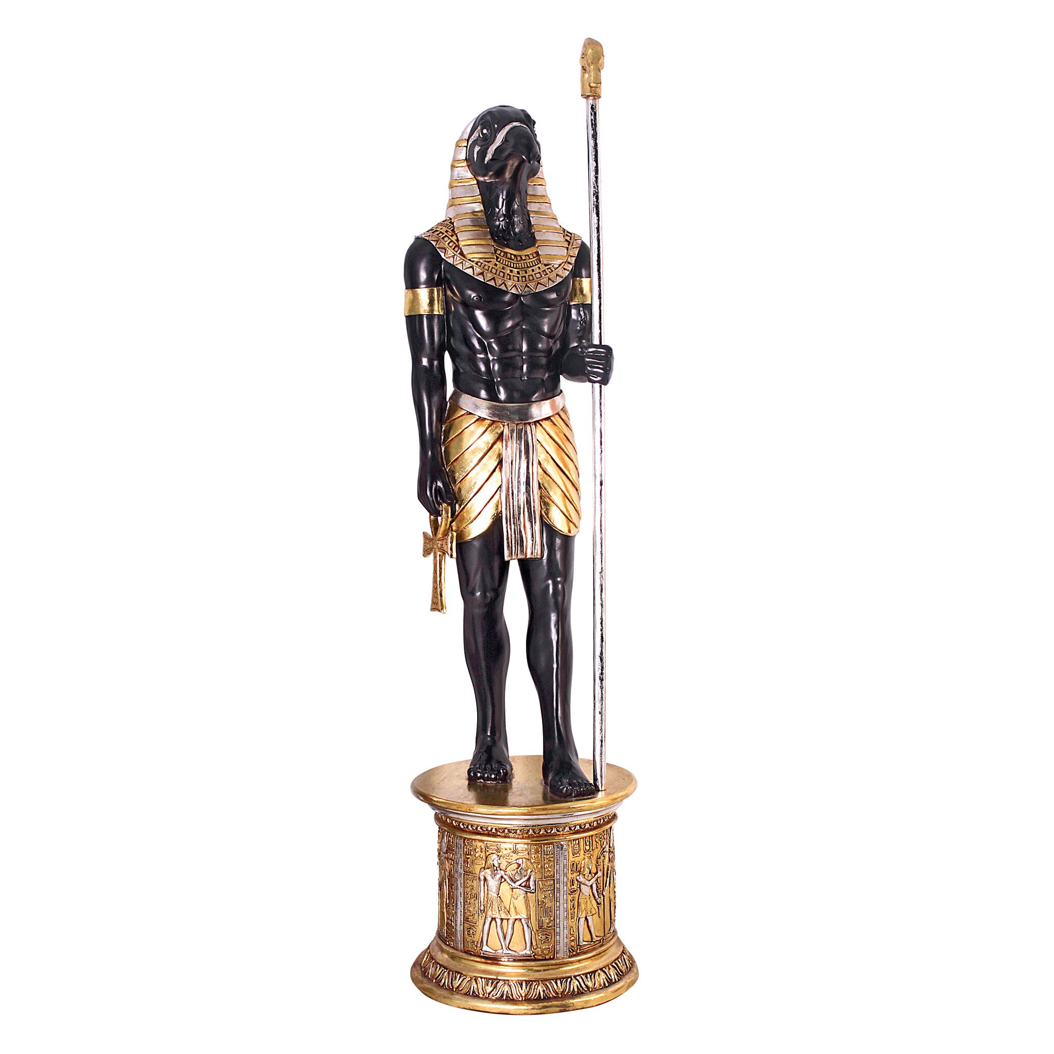 Боги египта статуи. Horus Statue. Бог Хорус статуя. Хорус Египетский Бог статуэтка. Коллекция богов Египта.