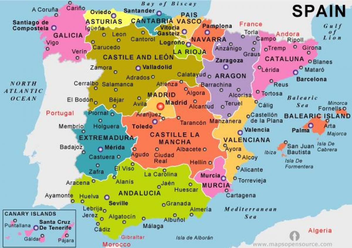 регионы испании