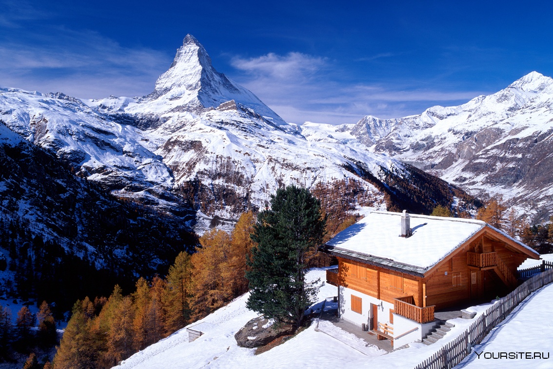 Zermatt Швейцария курорт