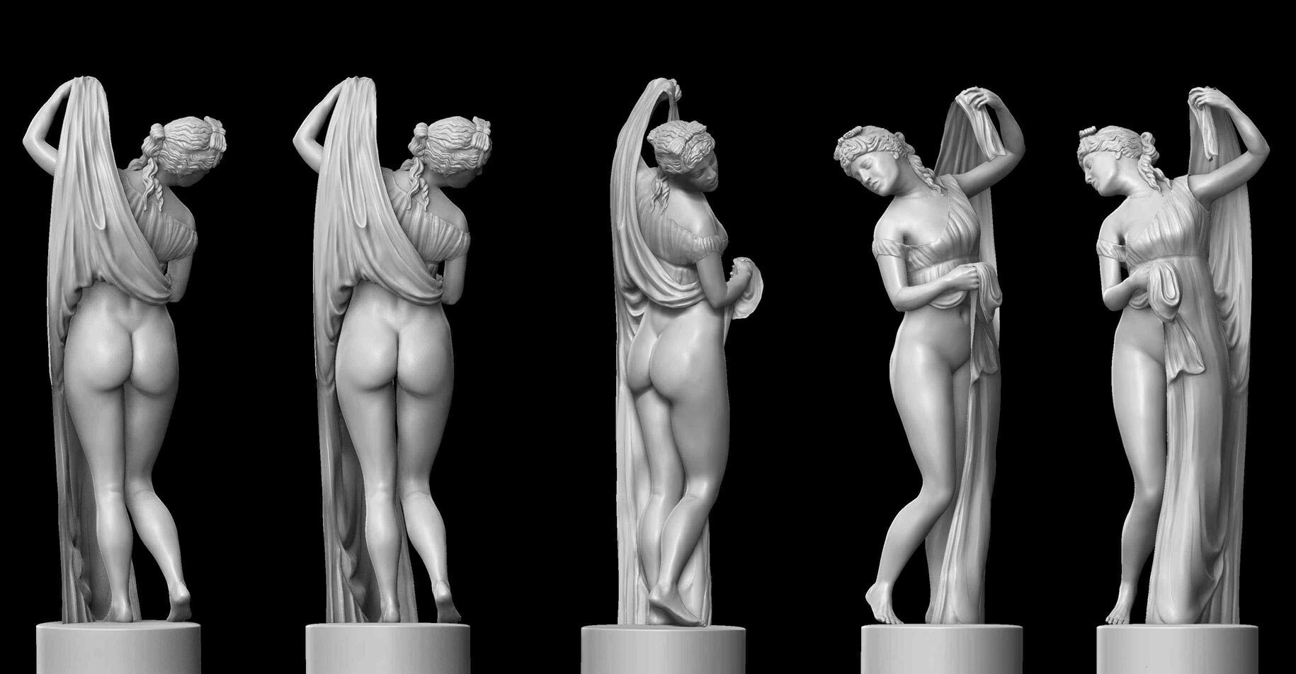 Скульптуры древней Греции Венера Каллипига