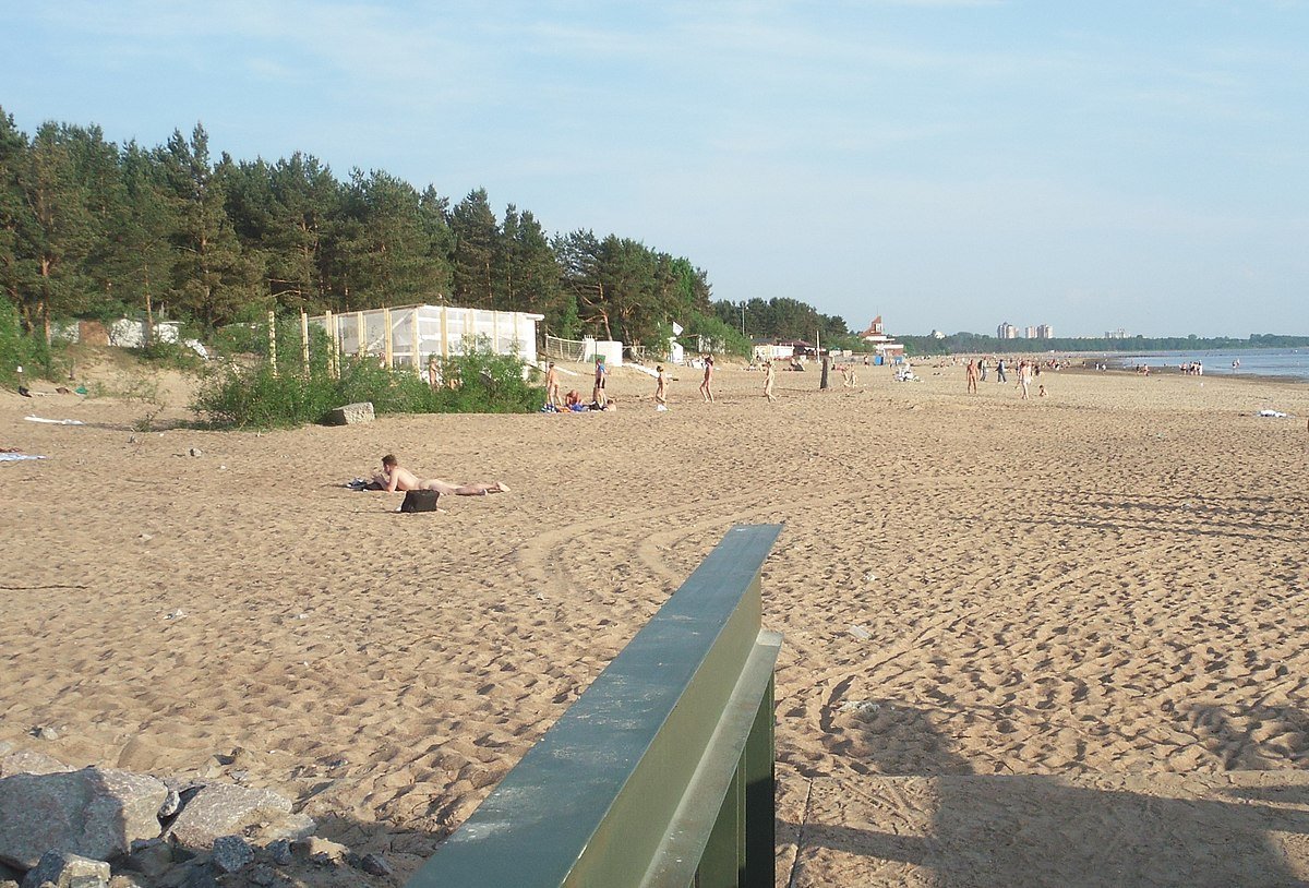Пляж сестрорецкий курорт