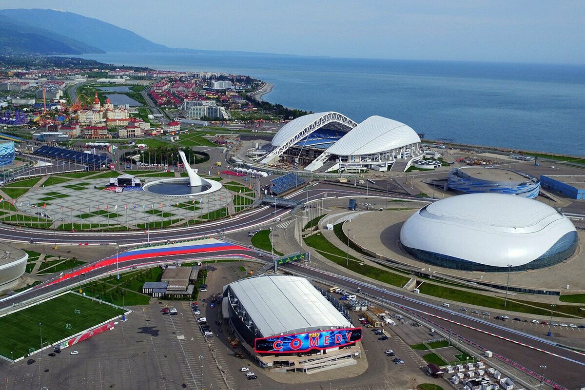 Пляж роза Хутор Адлер