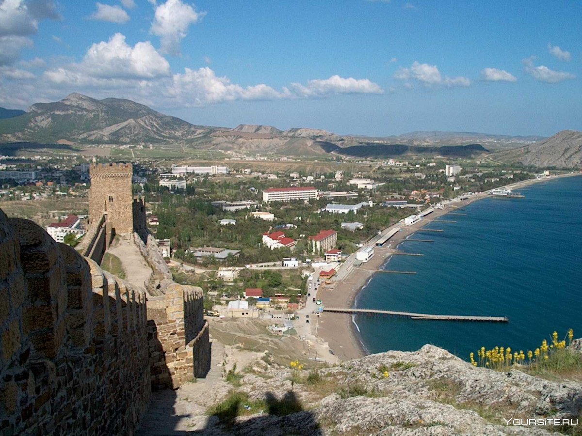 Город Судак в Крыму