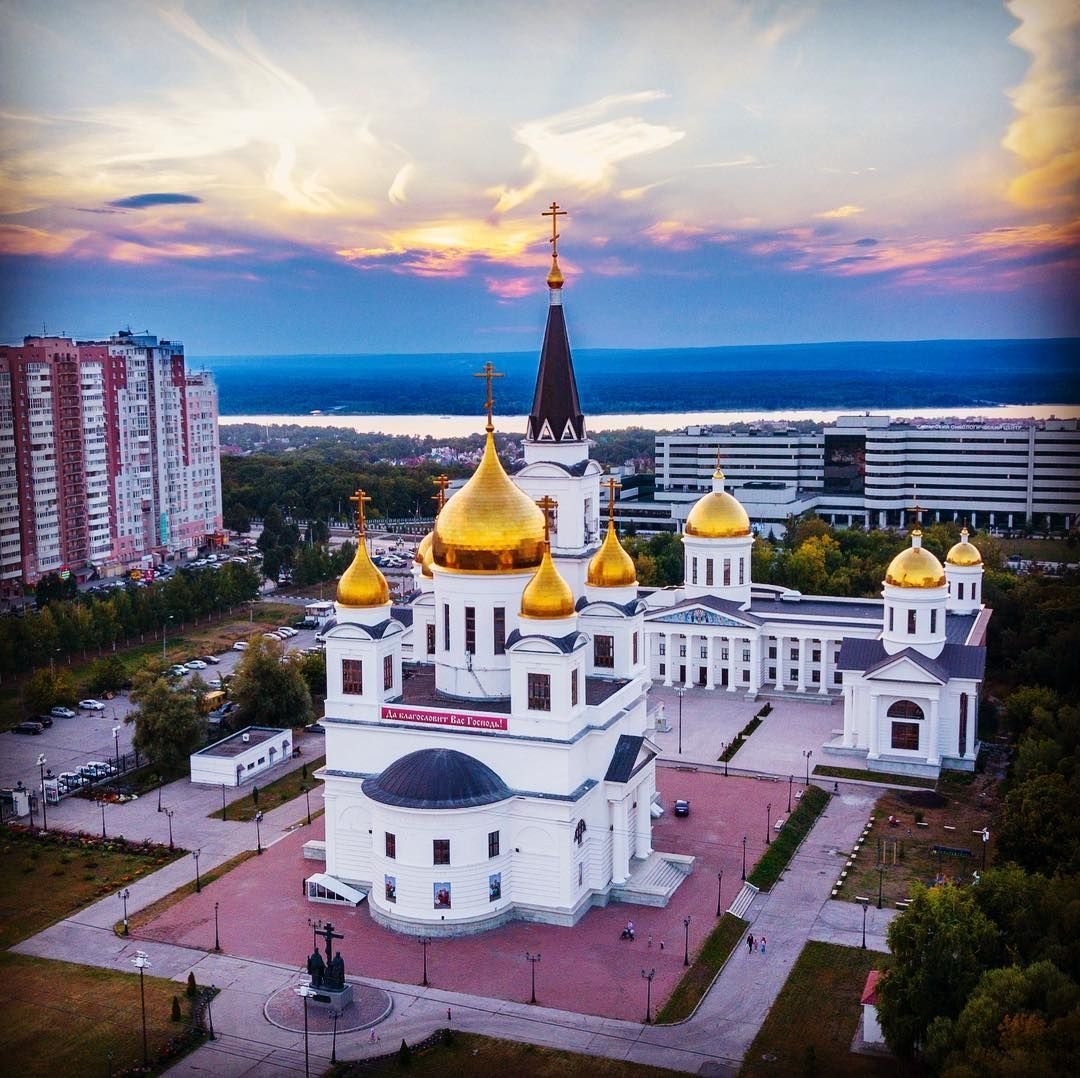 Достопримечательности Самары коллаж