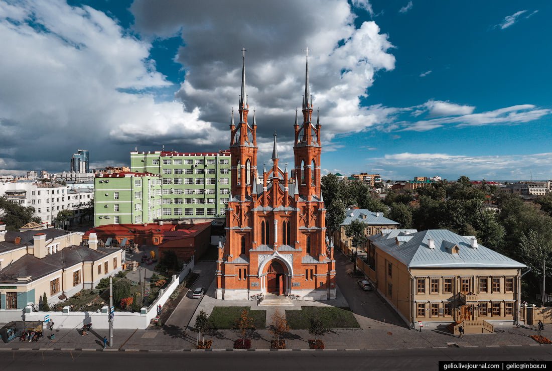 Достопримечательности Самары коллаж