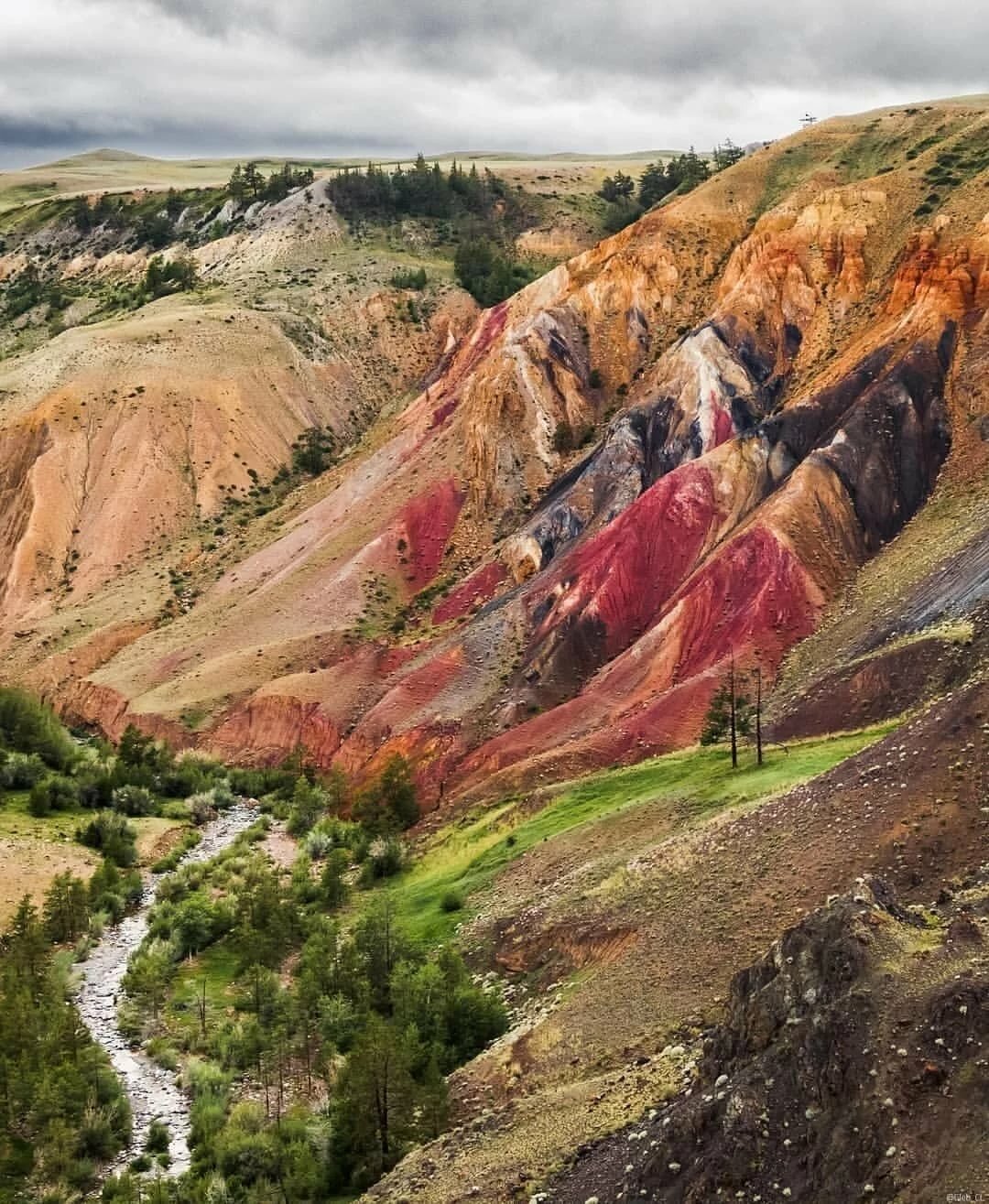 Чуйский тракт село Чаган Узун