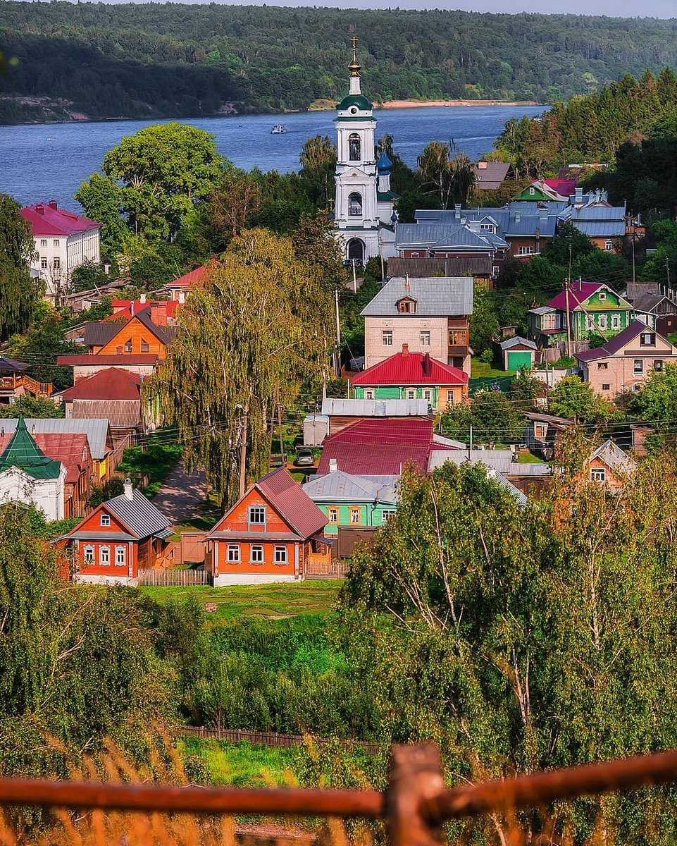 Городок Плес на Волге