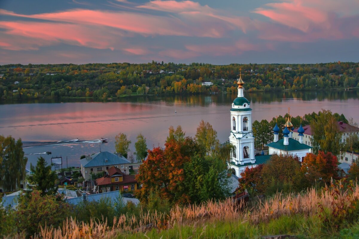 Плёс Ивановская область гора Левитана