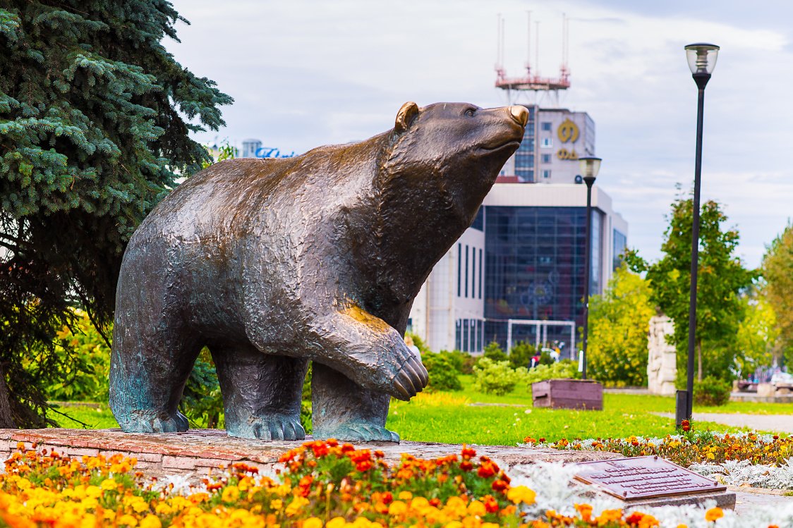 Пермский медведь памятник