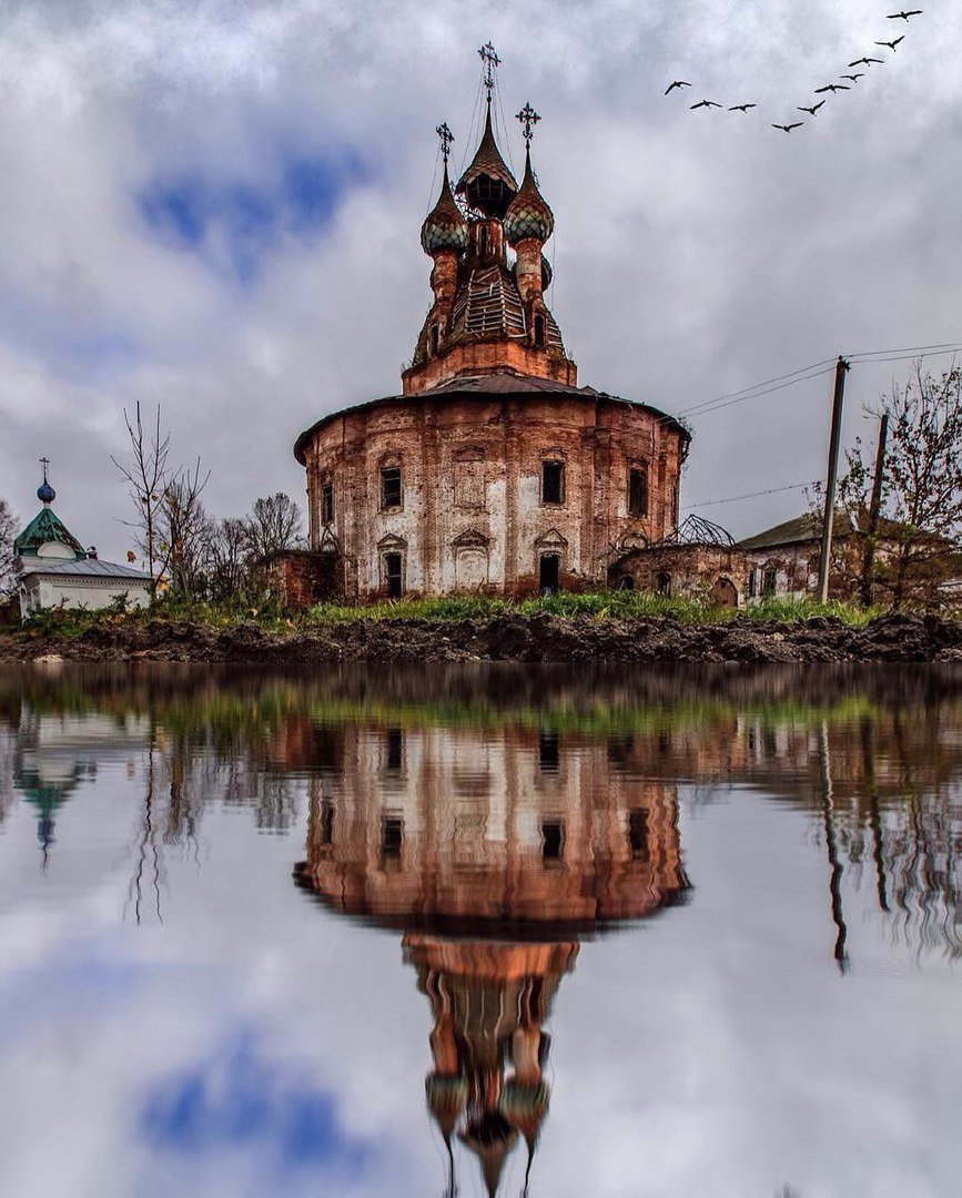Село Курба храм Казанской