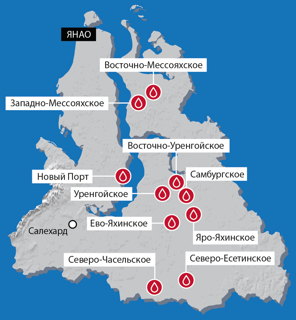 Карта европейского севера России