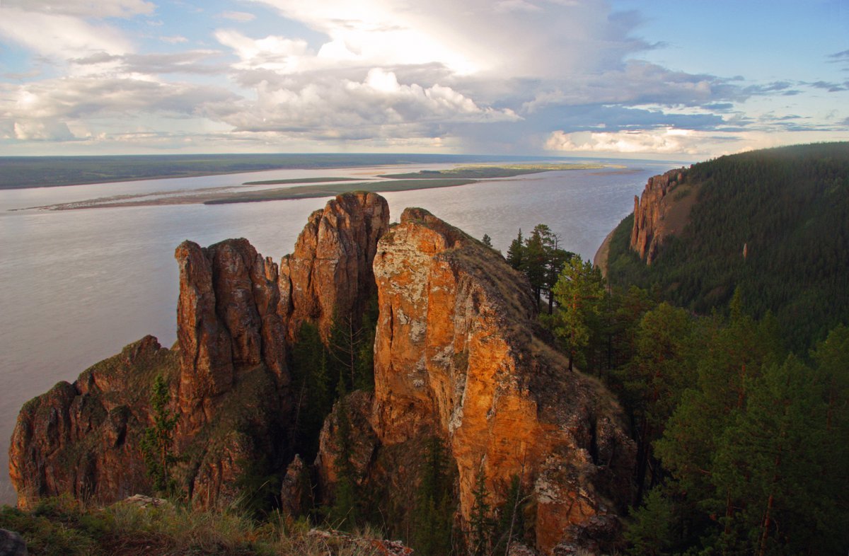 Олёкминский заповедник река Лена