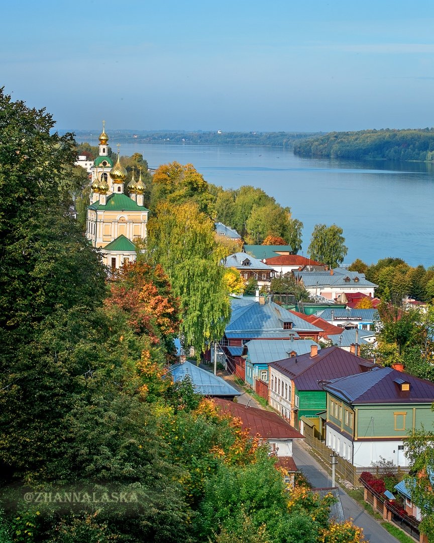 Плёс набережная