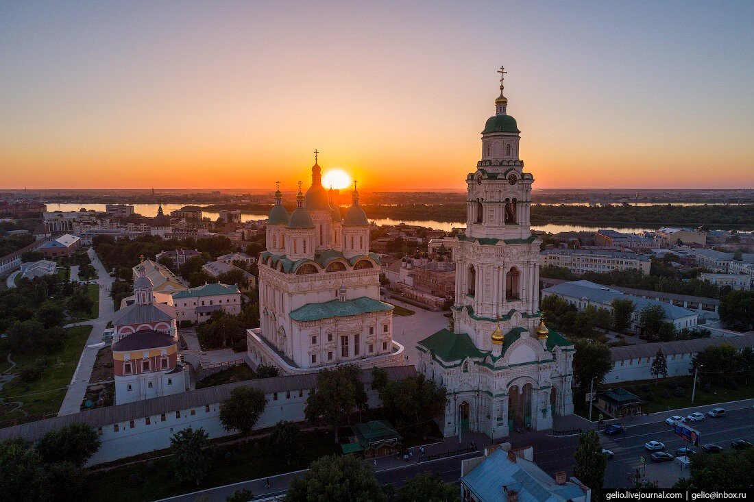 Астрахань Кремль с высоты