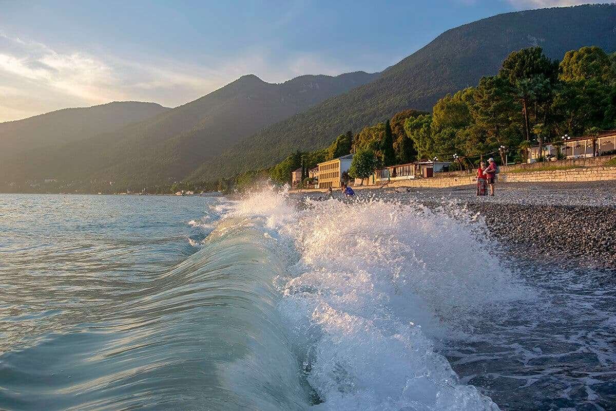 Абхазия Гагры горы море