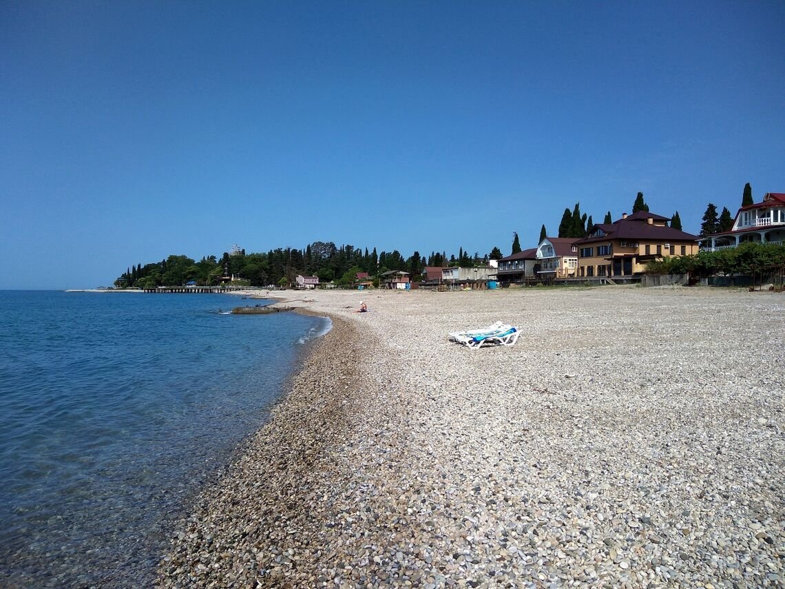 Абхазия Гудаута пляж