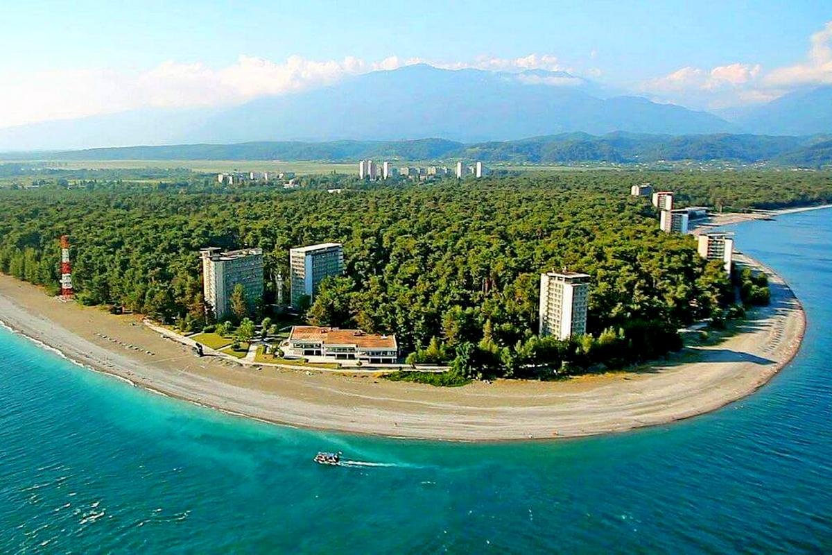 Пляж Пицунда Абхазия 2022