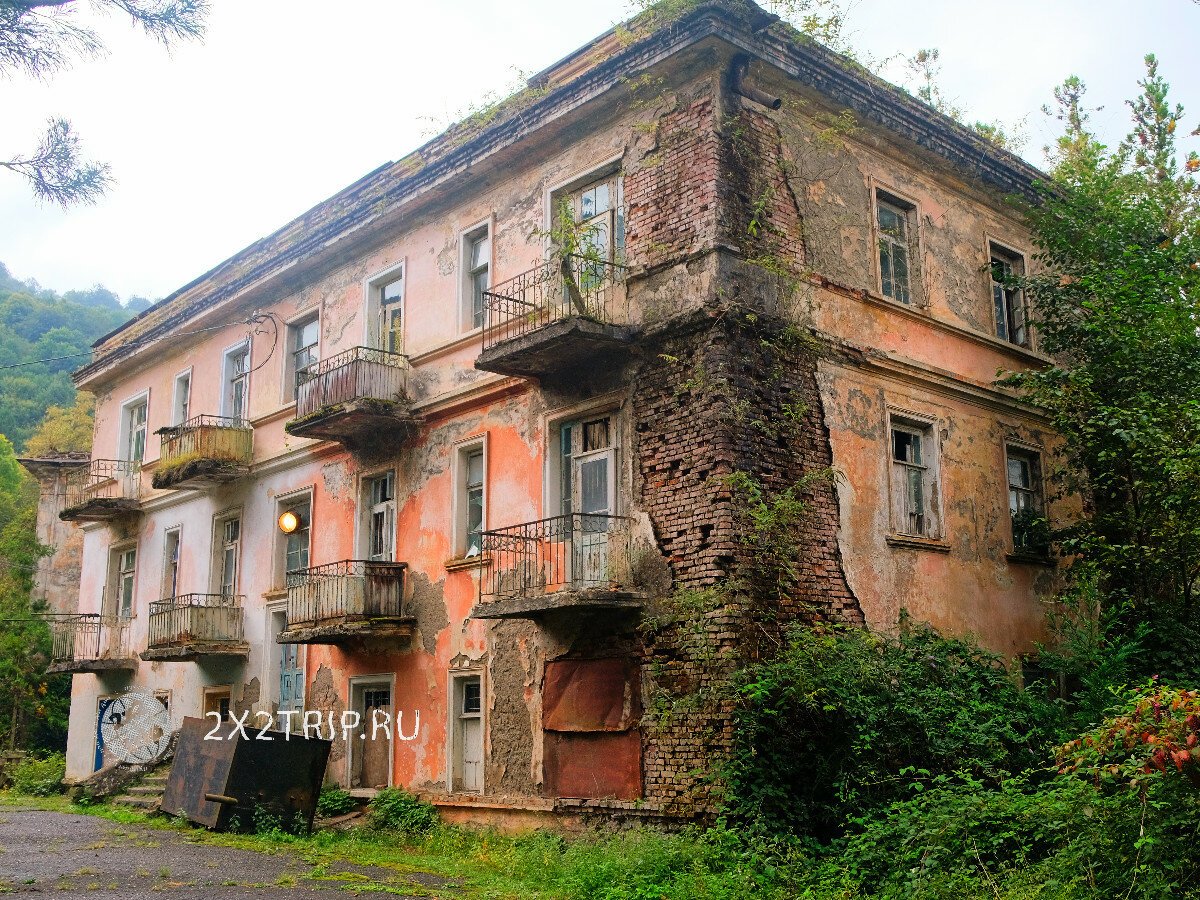 Ткварчели город призрак Абхазия
