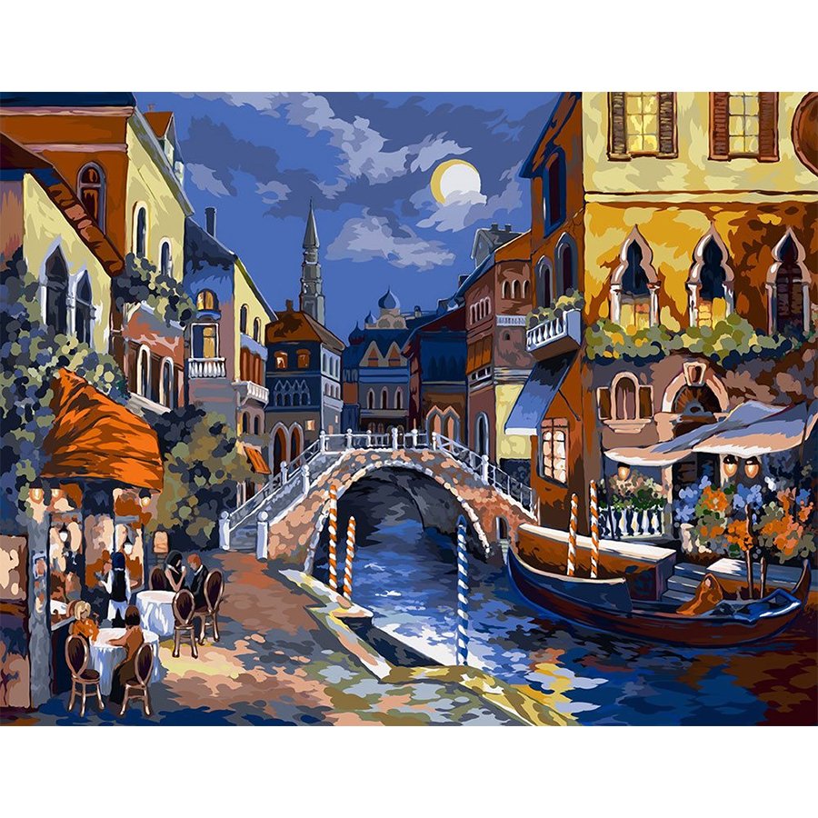 Картина ночная венеция