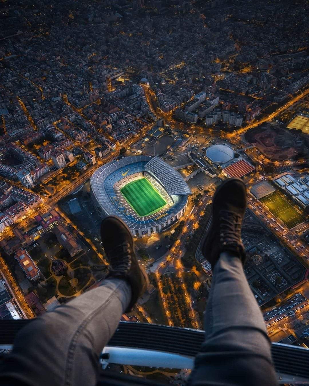 Барселона аэрофотосъемка