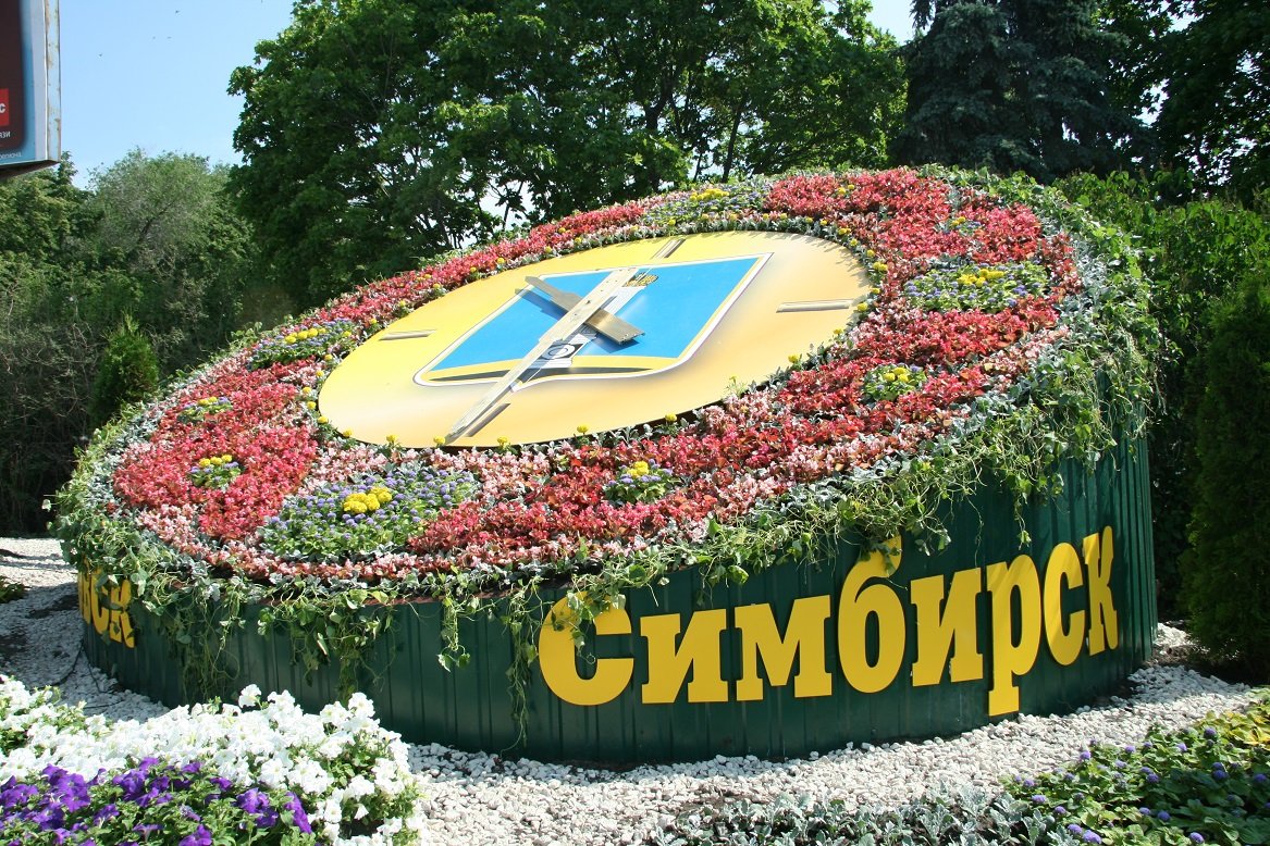 Цветники в парке Галицкого