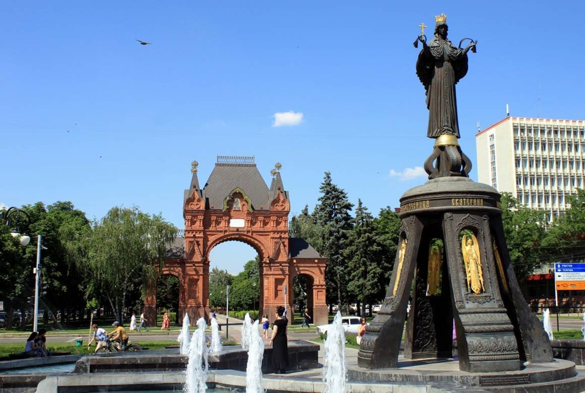 Памятник Святой великомученице Екатерине в Краснодаре