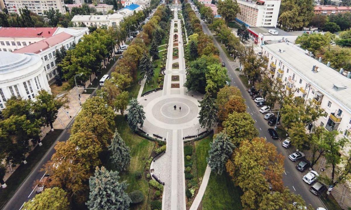 Минск ночью проспект