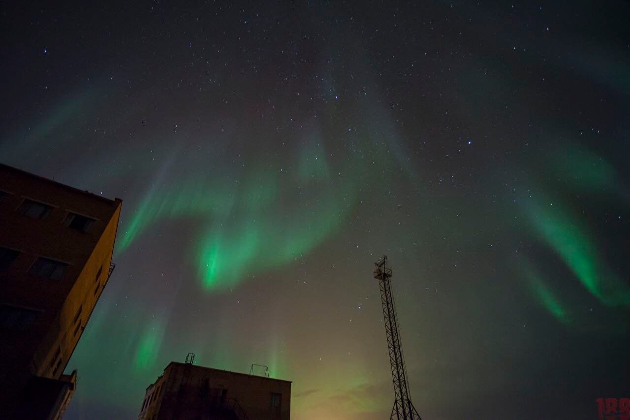 Норильск Северное сияние 2020