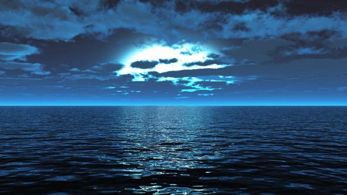 Ночь в море