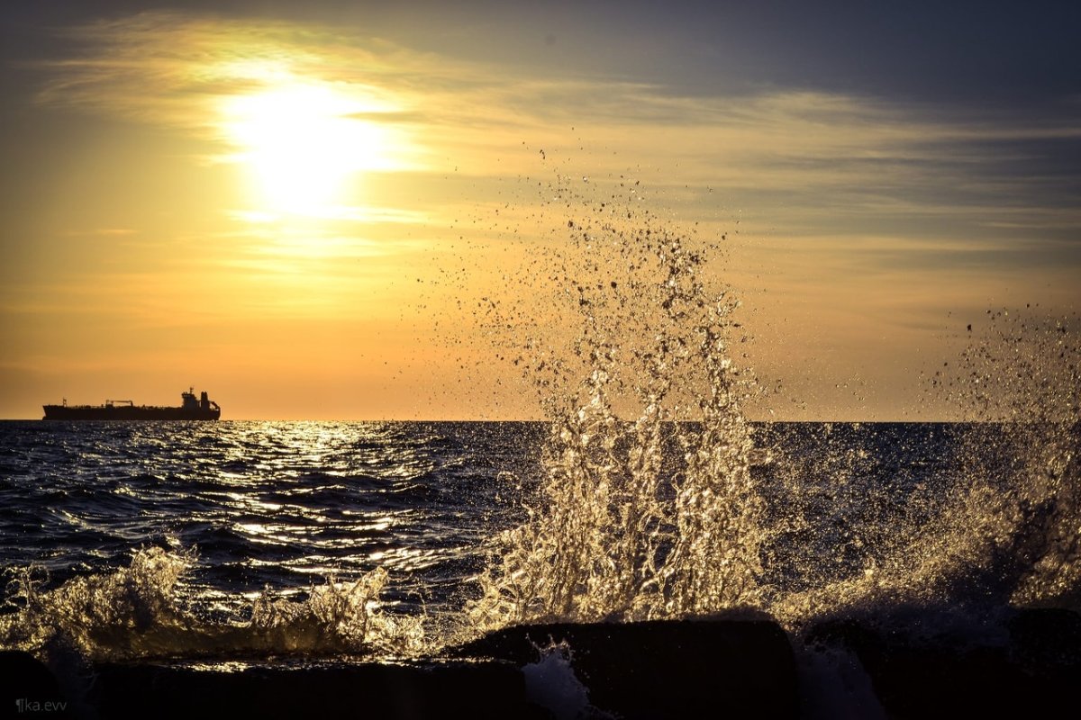 Разлив нефти в море 2021