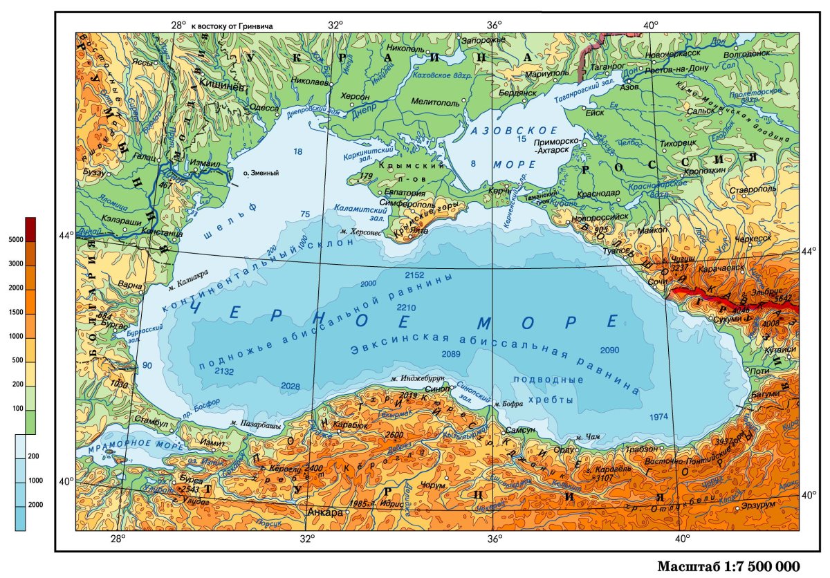 Внутренние моря россии