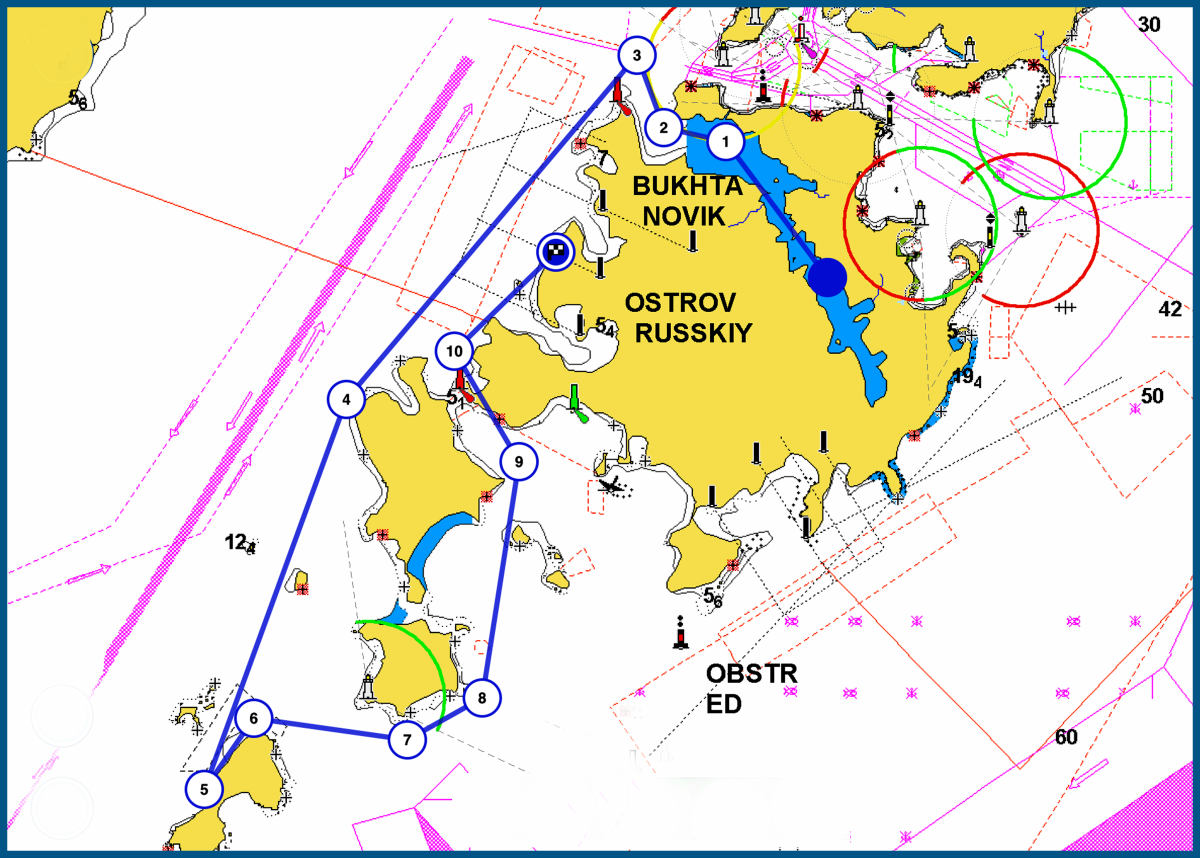 Остров новик. Бухта Новик карта маршрут.