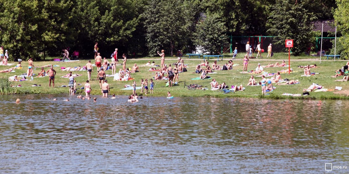 Серебрянный Бор пляж Москва