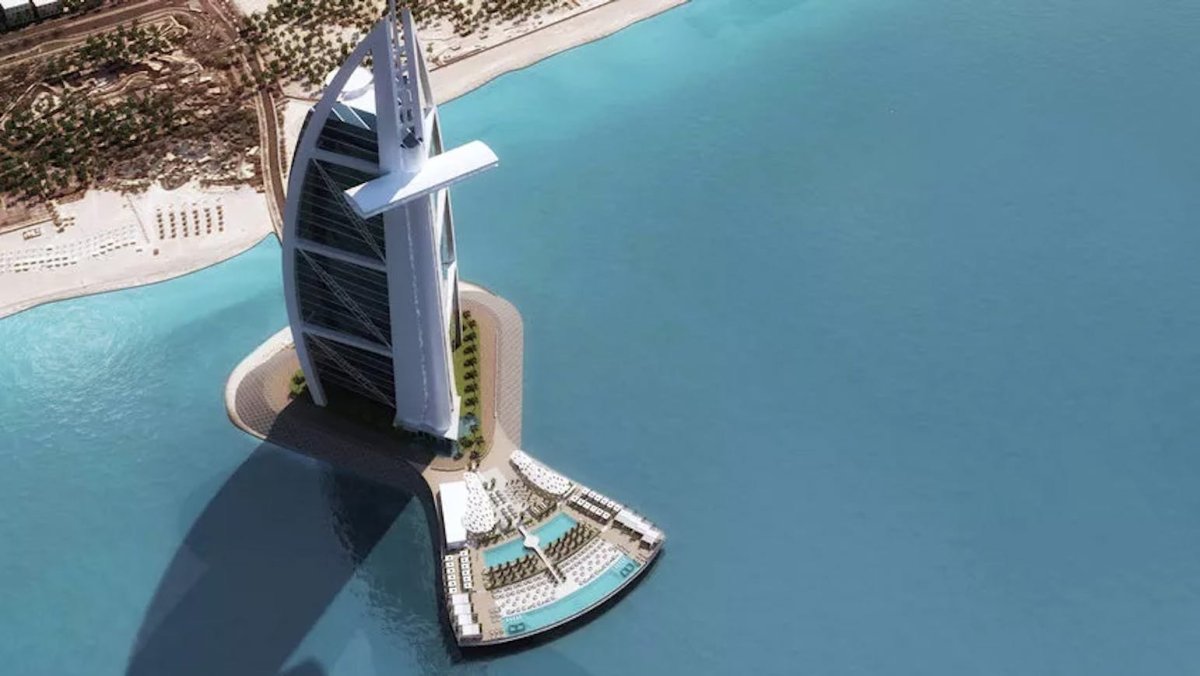 Отель в Дубае Burj al arab Jumeirah бассейн