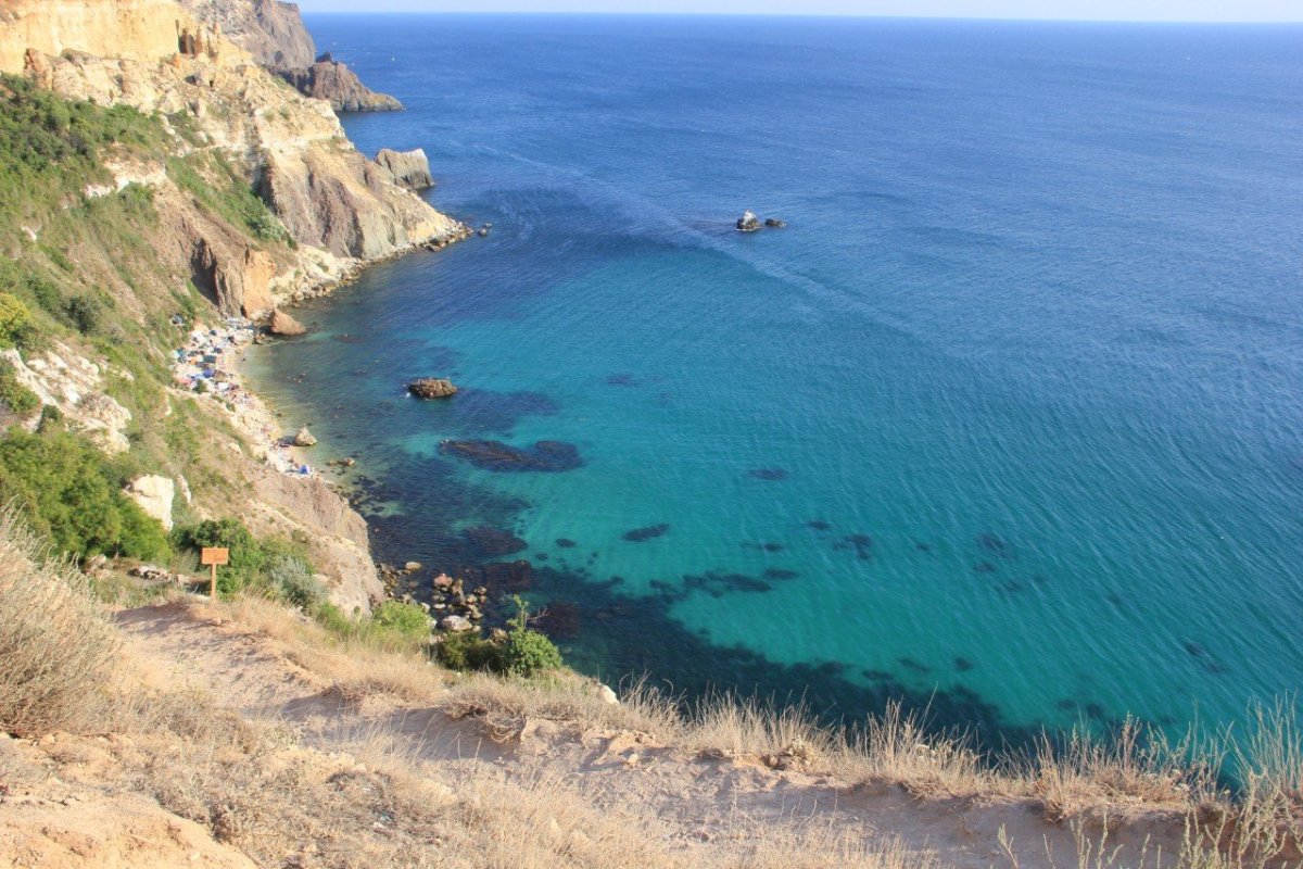 Пляж Баунти в Крыму Балаклава