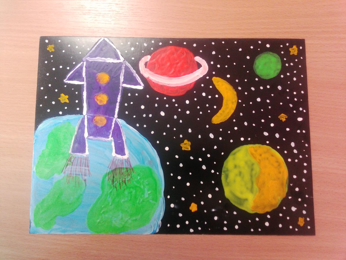 Космос в средней группе по фгос. Рисунок на тему космос. Рисование космос для дошкольников. Космос для дошкольников. Детские рисунки на тему космос.