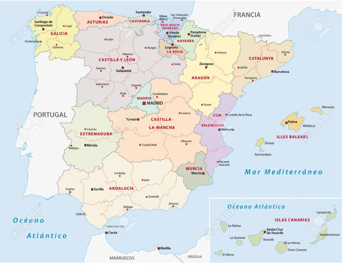 Северная часть испании
