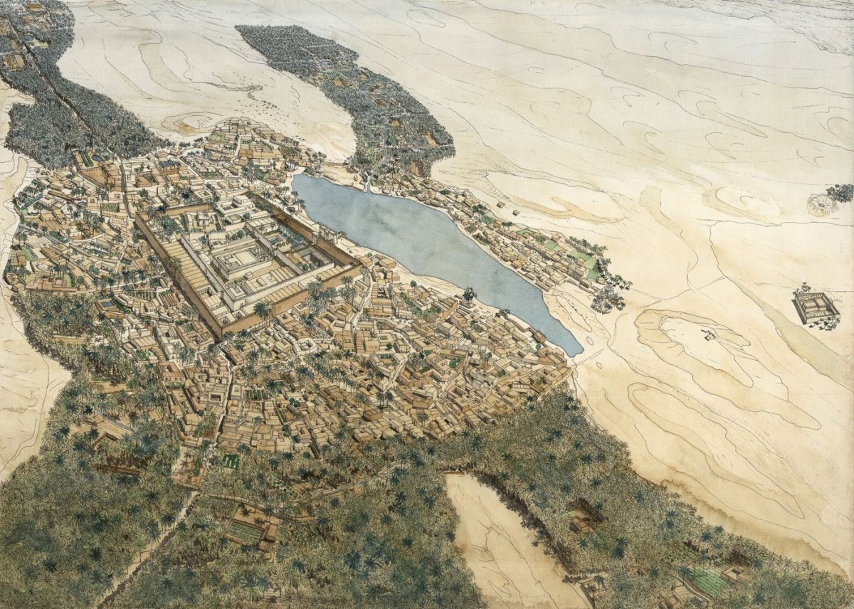 Древний город в верхнем египте